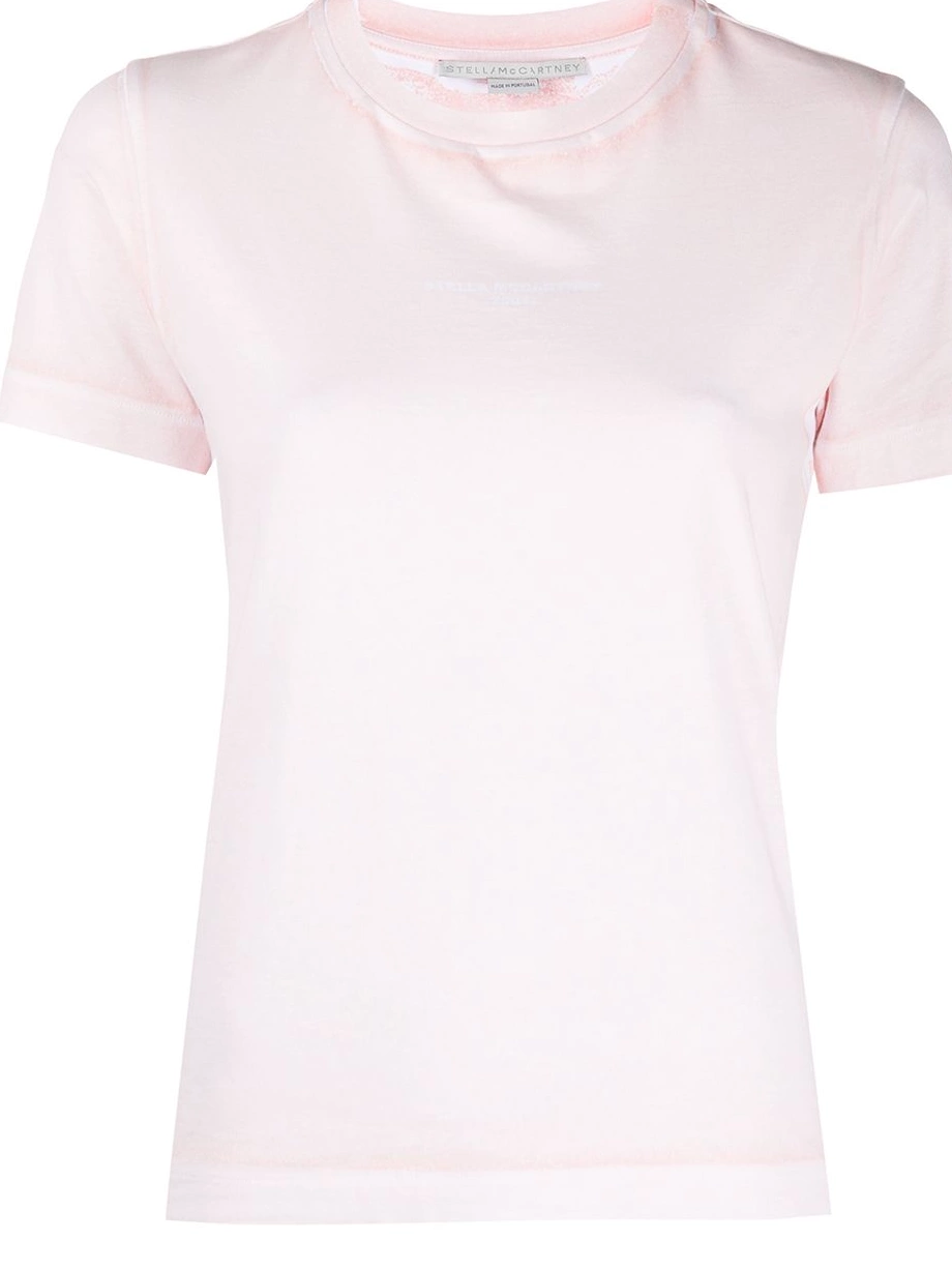 Cheap Women McCartney Stella T-shirt faded 2001 logo-print 0415